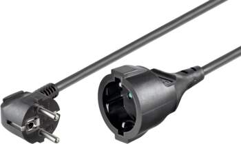 MicroConnect Schuko power extension  M-F 5m