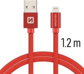 Swissten Textile Fast Charge 3A Lightning