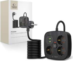 Tech-Protect PCS3X4 power strip, 3 sockets