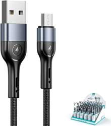 USAMS U55 braided cable, 2A micro