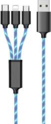 2GO USB 3-in-1 LED Charging Cable