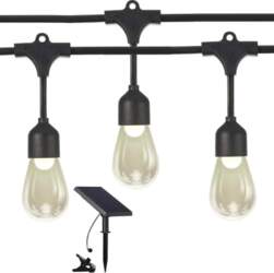 ArtFlow Decor. solar light string, G4x12