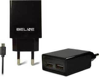 Beline Network charger. 2xUSB + microUSB
