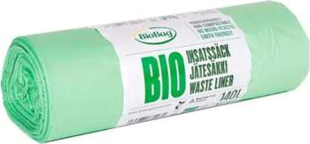 BioBag Compostable garbage bags, 140L (3