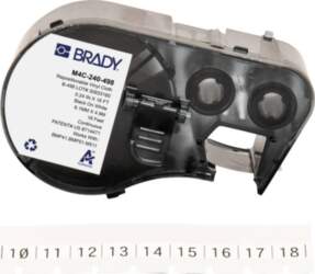 Brady BMP41/BMP51/BMP53/M511 Label Printer Labels (M4C-240-498)
