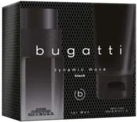 Bugatti Dynamic Move Black Gift Set