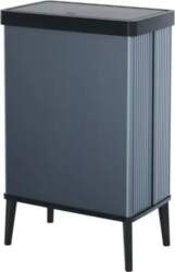 Curver Rectangular metalized waste bin Verto