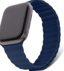 Decoded magnetic silicone strap LITE navy