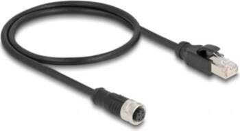 Delock M12 Adapter Cable D-coded 4