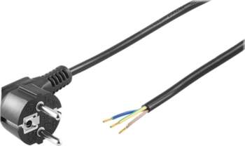 Goobay Power cable 3m Black (96033)