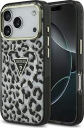 GUESS Leopard Glitter MagSafe Case for