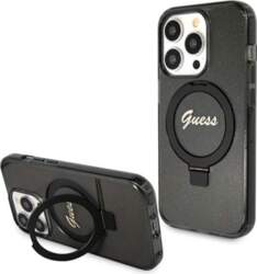 GUESS Ring Stand Script Glitter MagSafe