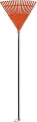 HORTUS Leaf Rake with handle orange