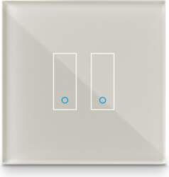 Iotty Smart Switch Faceplate, 2-gang -