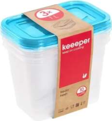Keeeper Set of 3 rectangular food