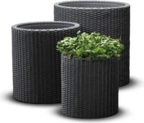 Keter Flower pot set – cylinder