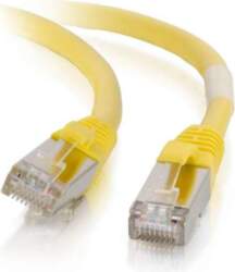 Mercodan CAT6A S/FTP 0.25m, Yellow