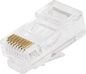Mercodan Modular plug RJ45, KAT5E Solid/Stranded