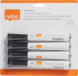 NOBO Glide whiteboard markers, fine tip
