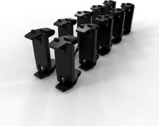 PATCHBOX Blind Panel 10pcs. PBXBLIND, Black