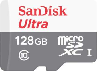 SANDISK 128GB microSDXC memory card, Android