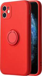 Vennus Red silicone ring phone case