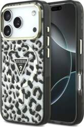 GUESS Case IML Leopard Glitter Triangle