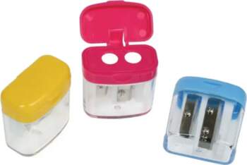 CENTRUM Pencil sharpener with container, assorted