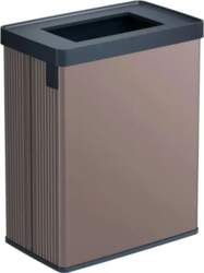 Curver Rectangular metallized waste bin Verto