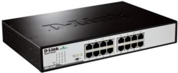 D-LINK DGS-1016D/E Unmanaged Network Switch, Black