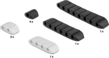 Delock Cable holder trapezoidal self-adhesive combo