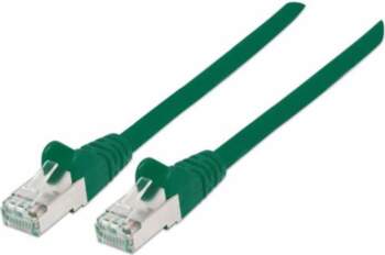 Intellinet Green Cat6a patch cable with