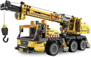 Jamara CaDA Mobile Crane Bricks yellow