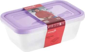 Keeeper Food container set rectangular 2x3