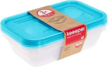 Keeeper Set of 3x2.4L rectangular
