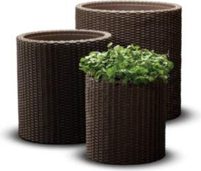 Keter Flower pot set – cylinder