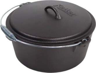 KETLER Cast iron cauldron with lid