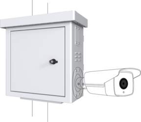Lanview Mini Radius Pole Mounted   CCTV