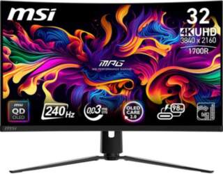 MSI MPG 321CURXDE QD-OLED computer monitor