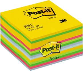 Post-It Sticky notes cube Ultra, 76x76mm