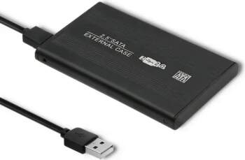 Qoltec External Hard Drive Case for