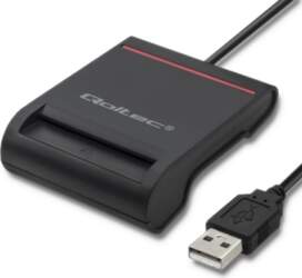 Qoltec Smart card reader, USB 2