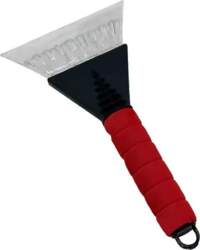 Red snow scraper ()