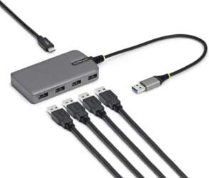 StarTech.com 4-Port USB-A Hub, 5Gbps