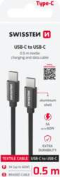 Swissten Textile USB-C / USB-C Data