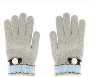 Toptel Touchscreen gloves, GREY WITH FLOWER