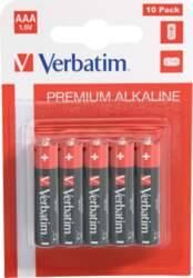 Verbatim ALKALINE BATTERY AAA 10 PACK