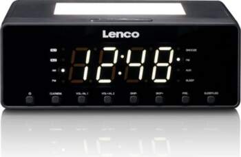 Clock radio with dimmable night light