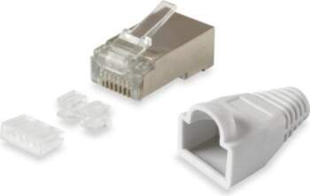 Equip Cat6 shielded RJ45 connector set