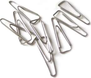 Forpus Paper clips 25mm, triangular shape